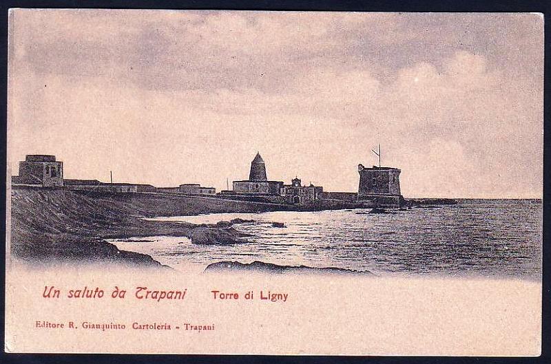 Vecchia Trapani 168 - Trapani - Cartolina - Torre di Ligny.jpg